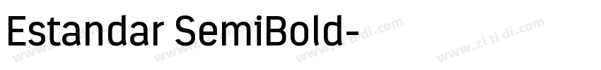 Estandar SemiBold字体转换